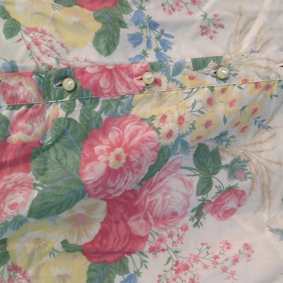 Ralph Lauren Romantic Floral Vintage Cottagecore Maxi Skirt Summer Coquette - Picture 4 of 15